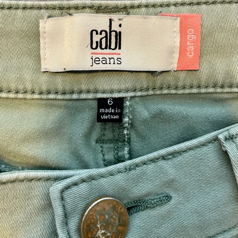 cabi cargo jeans size 6